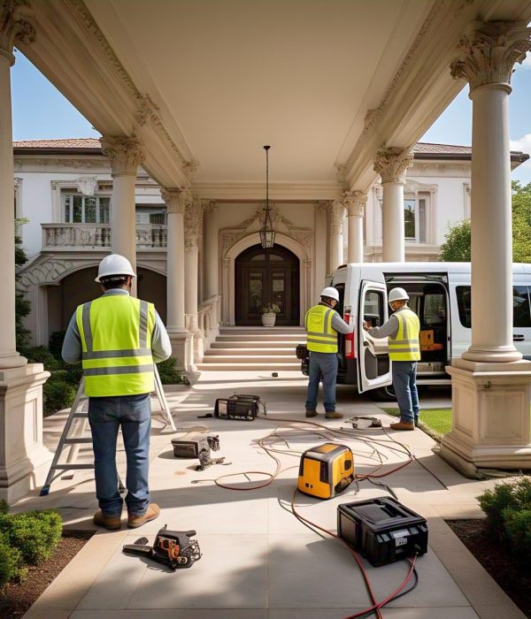 a wide angle shot showing recent work a wide angle shot showing recent work