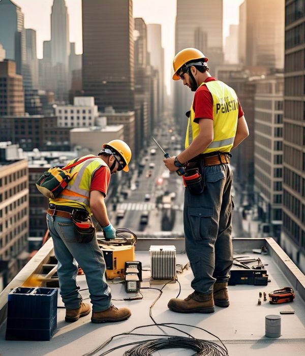 electricians in the city from back in